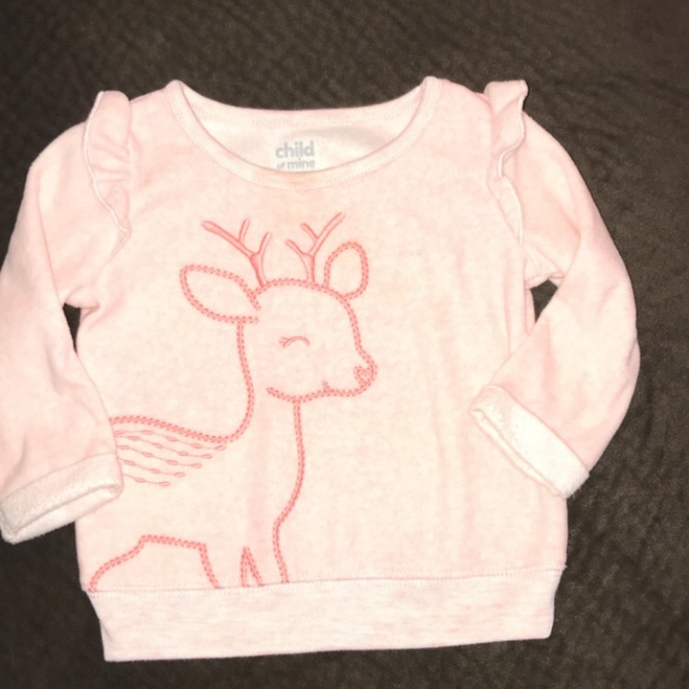 Child of mine 3-6 month fleece lined sweater NWOT